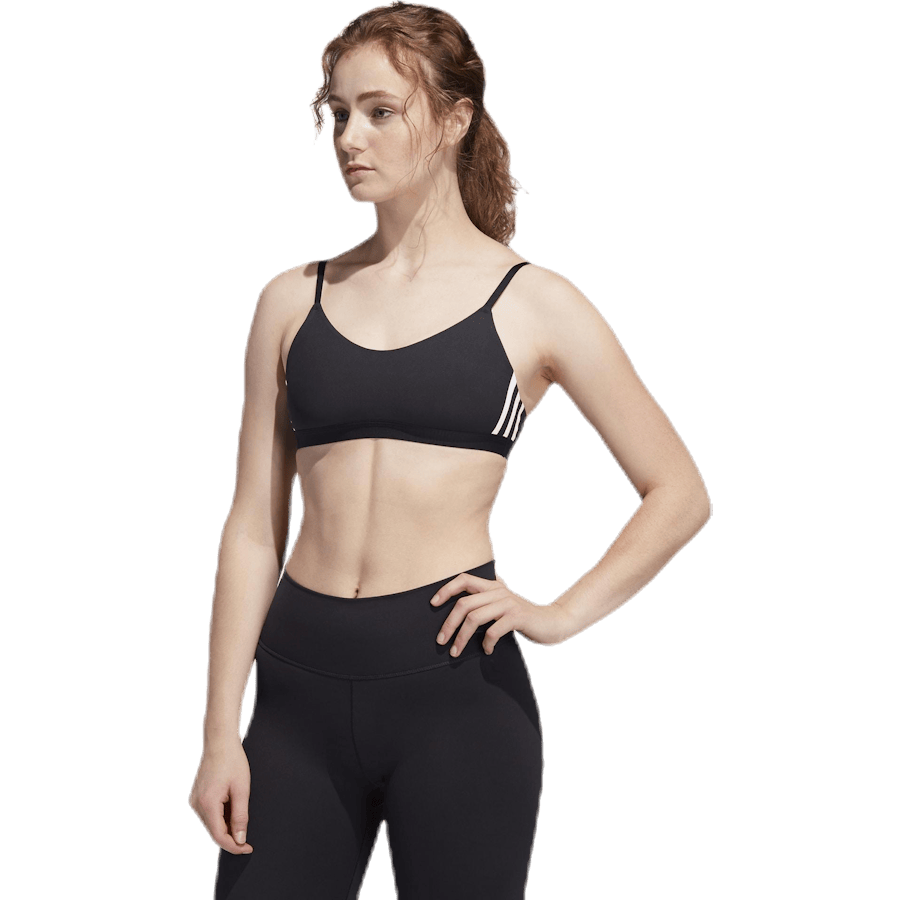 All Me 3 Stripe Bra Black / White