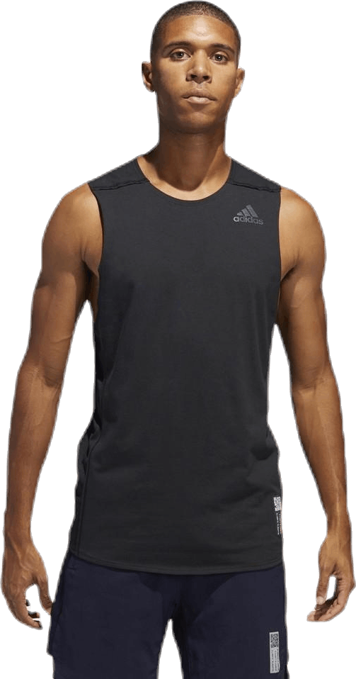 PrimeBlue Singlet Black, Male, Aparelhos, Tops, Corrida, Preto, S