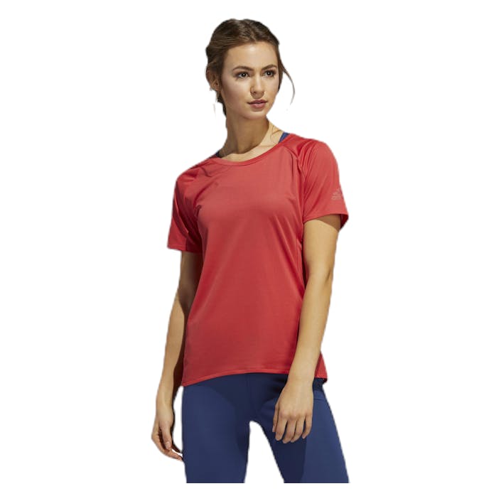25/7 Tee Runr Red, Female, Apparels, T-shirt, Running, Red, XS