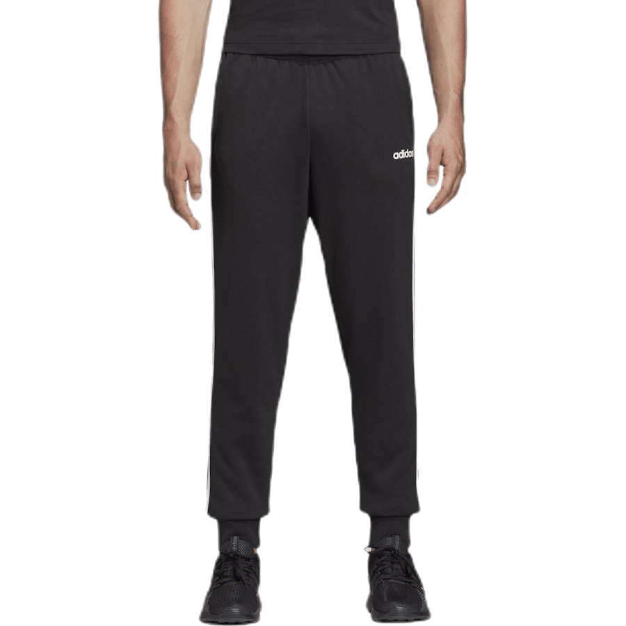 Essentials 3 Stripes Tapered Pant Ft Cuffed Black / White