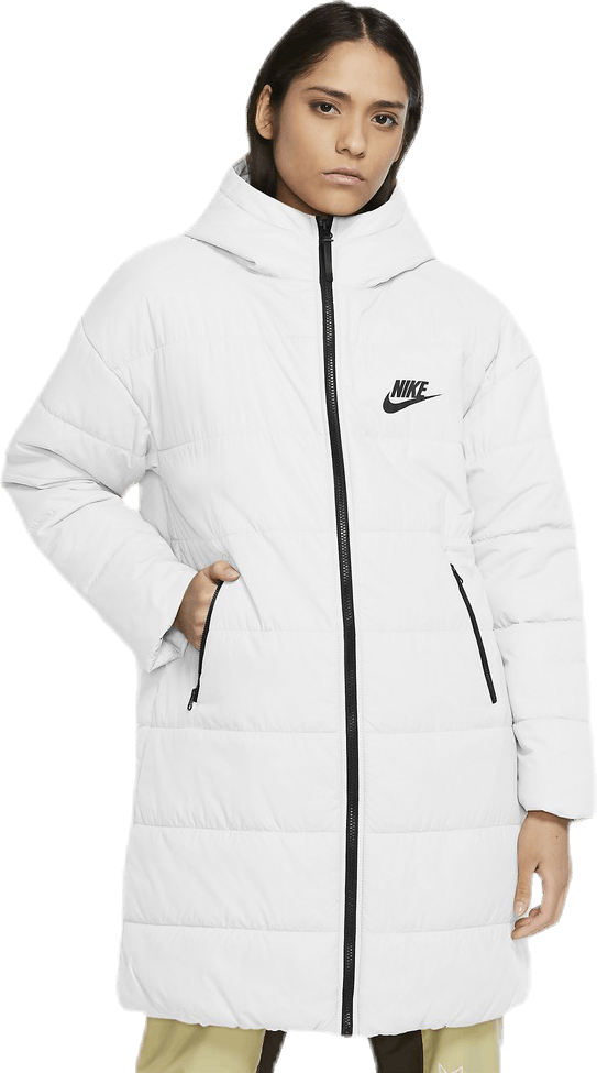 Nsw Core Syn Parka White/Black, Female, Kläder, jackor, Vit, M