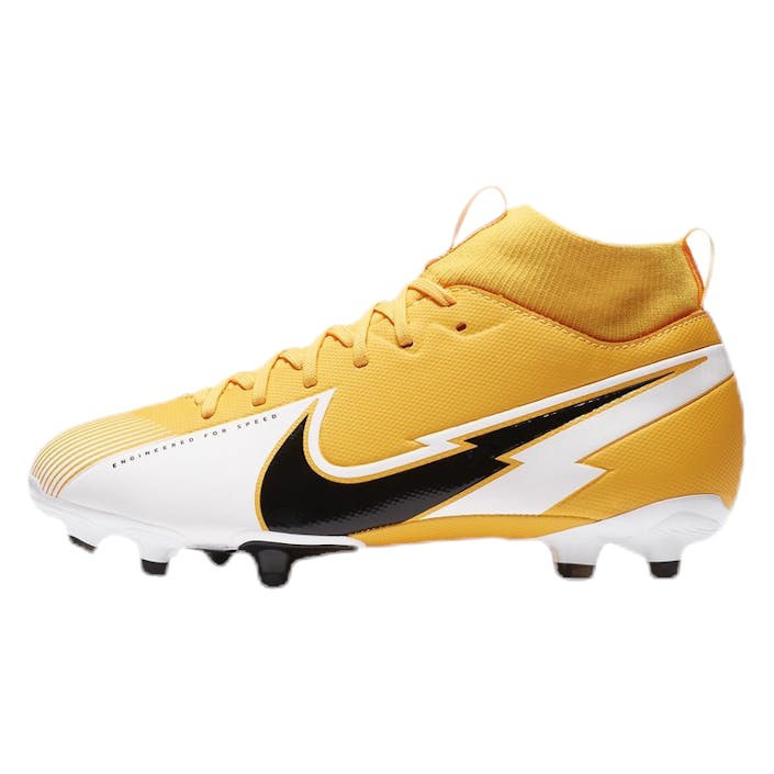 Junior Superfly 7 Academy FG/MG Patterned, Unisex, Chaussures, Chaussures de football, Le football, Jaune, EU 38