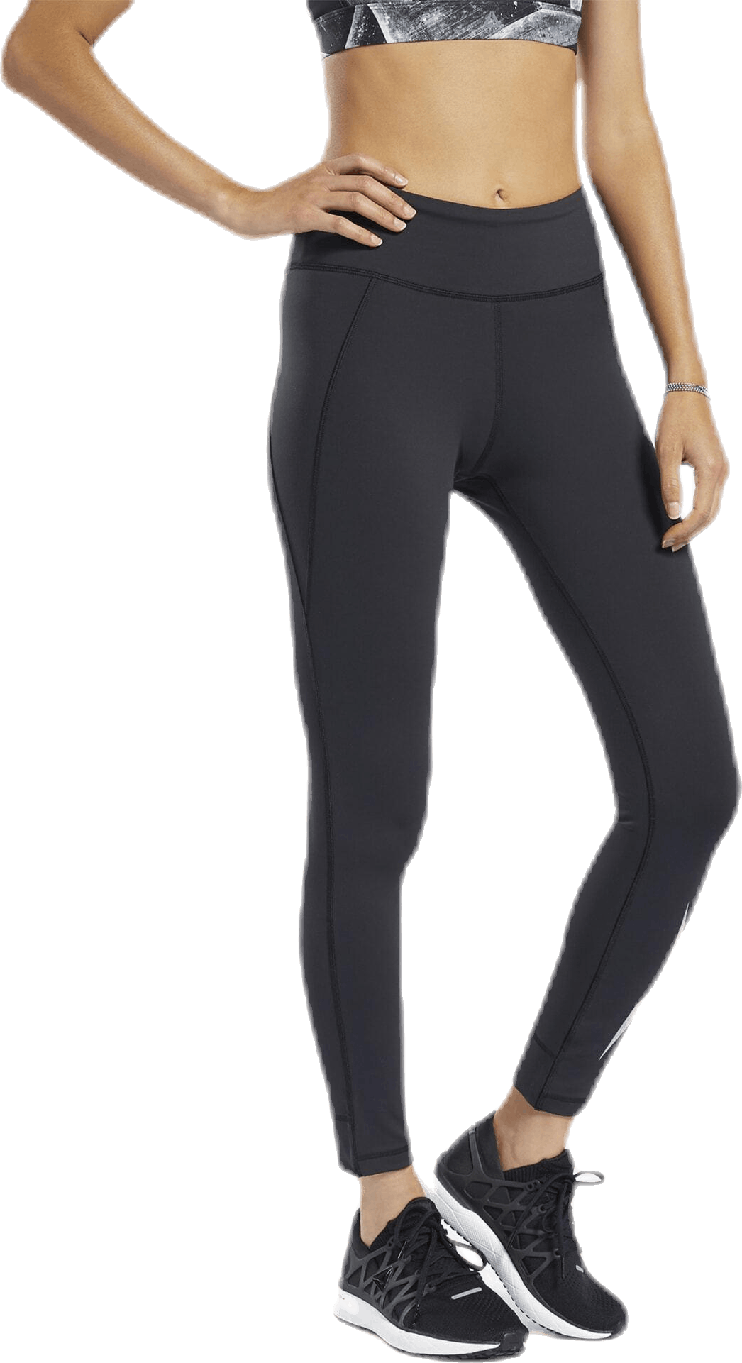 Lux Tight 2.0 Graphic Black/Silver, Female, Kläder, Tights, Träning, Svart, XL