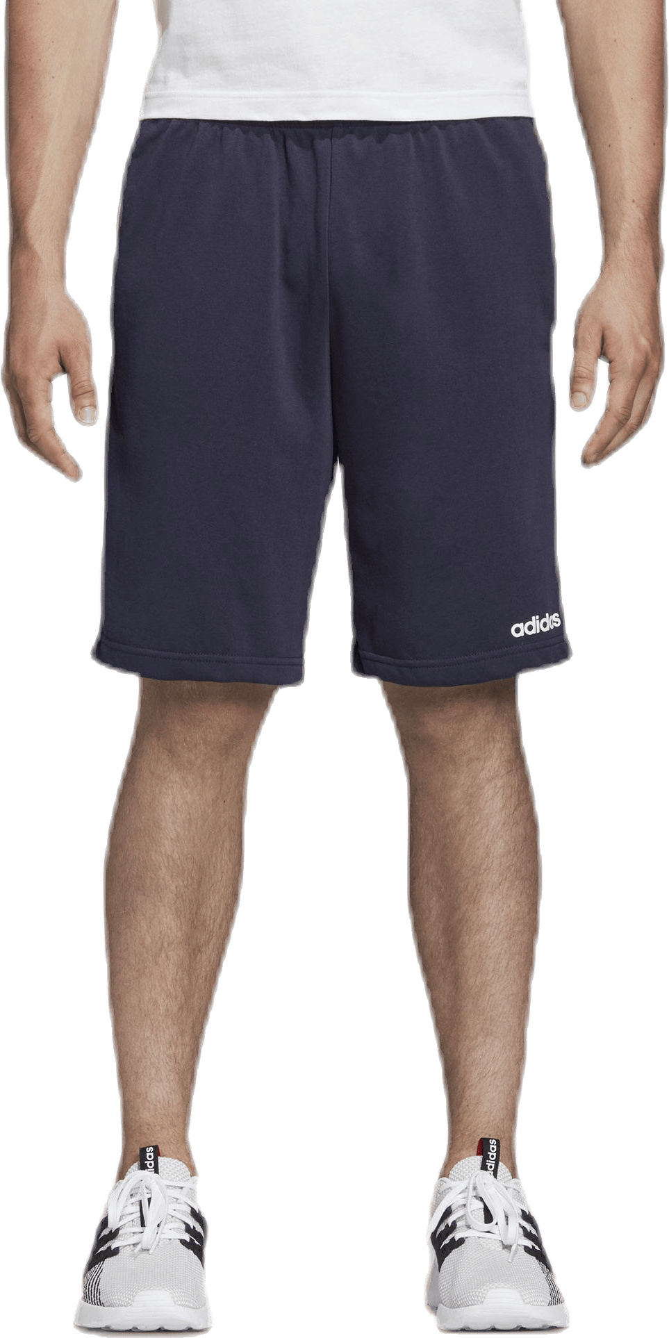 Essentials 3 Stripes Short French Terry Legend Ink, Male, Kläder, Shorts, Svart, S