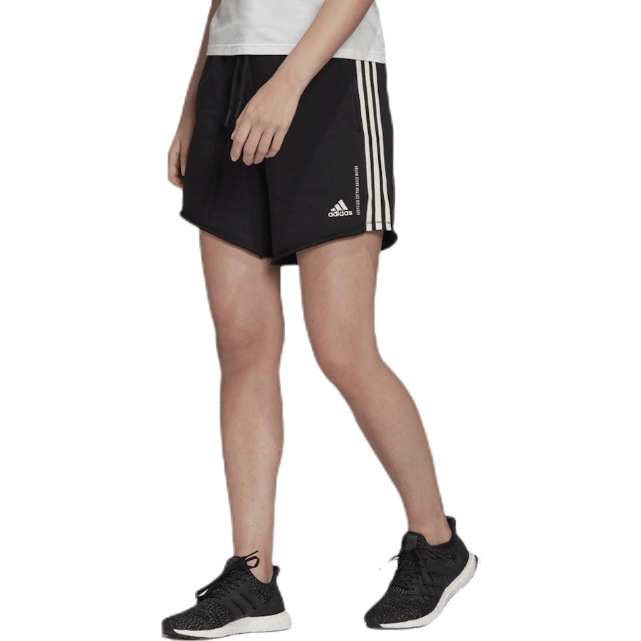 W Recycled Cotton Short Black