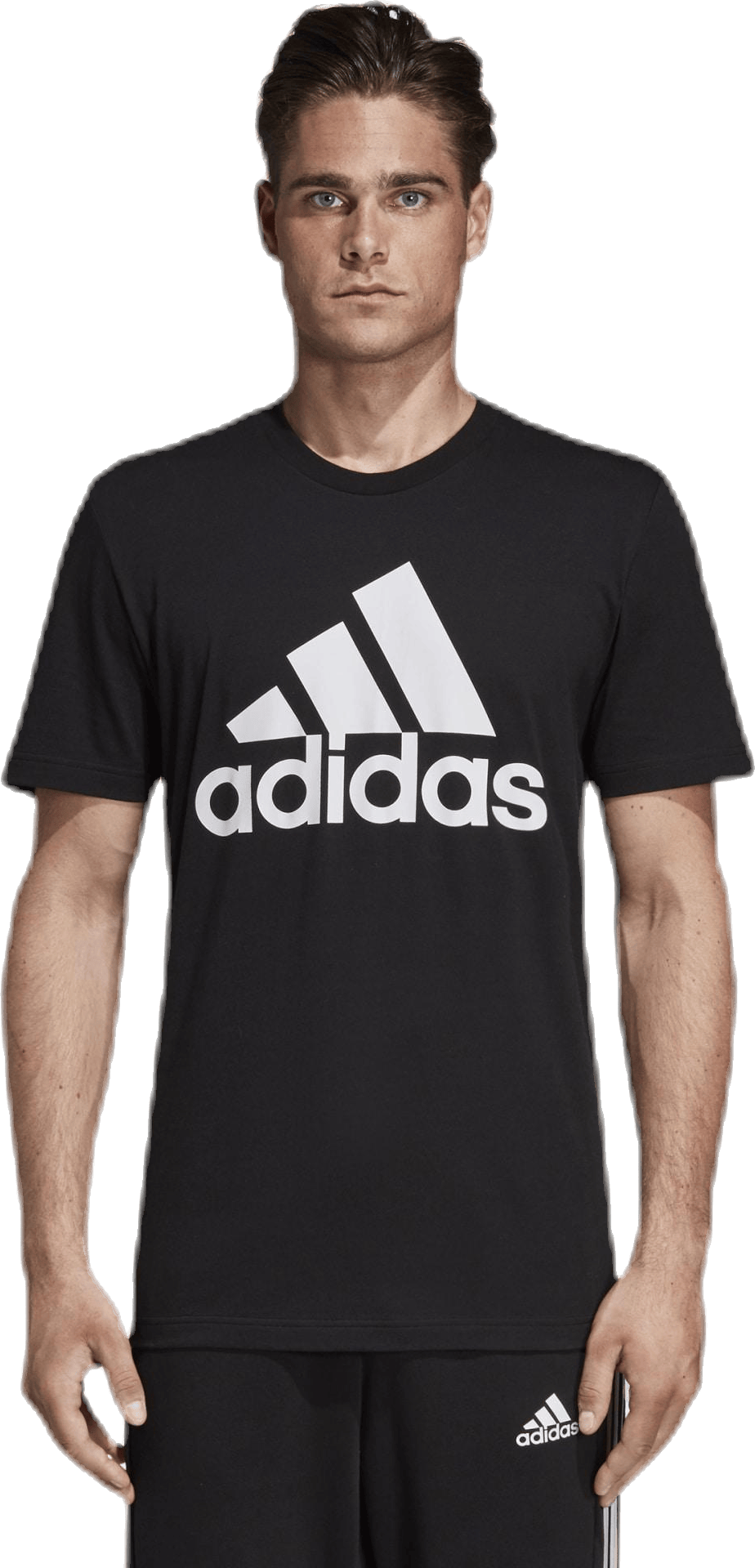 Must Have Tee White/Black, Male, Apparels, T-shirt, Black, S/Tall