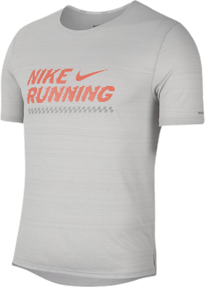 Miler Future Fast GX Grey, Male, Tøj, T-shirt, Løb, Grå, S