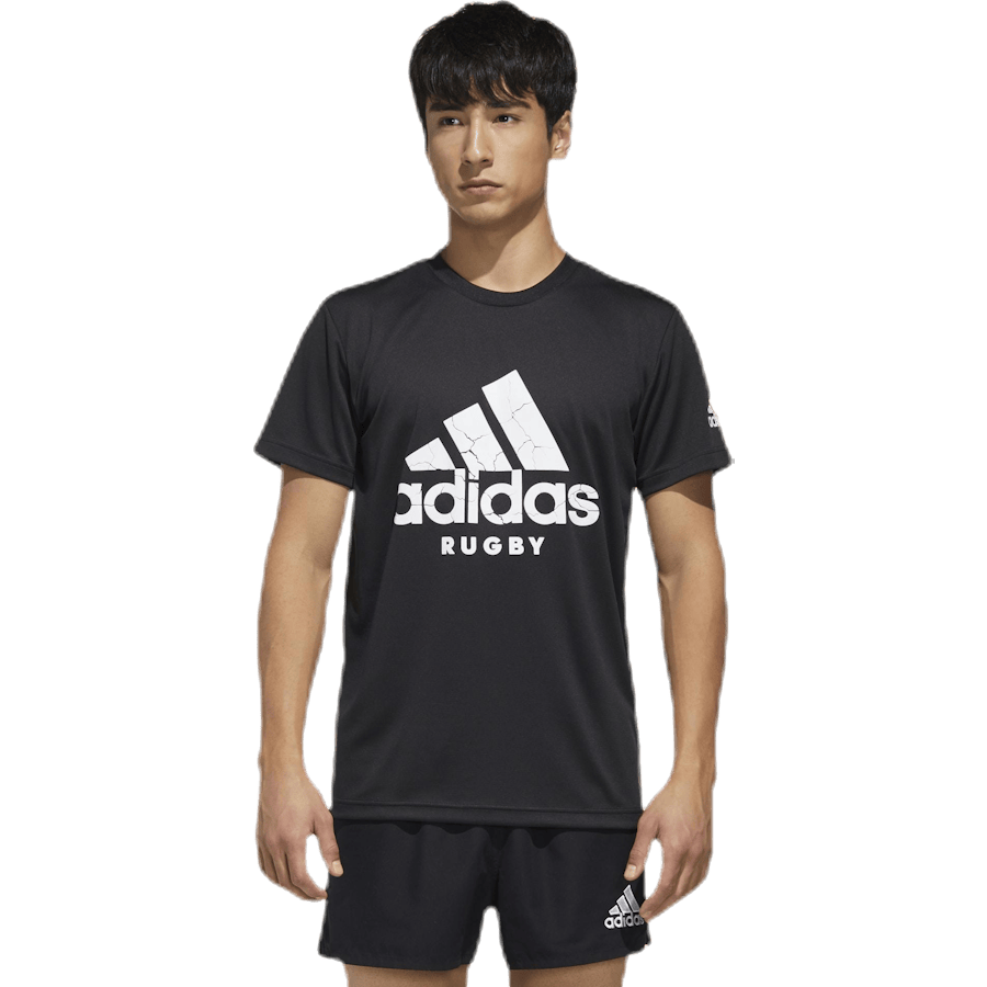Rugby Logo Tee Black