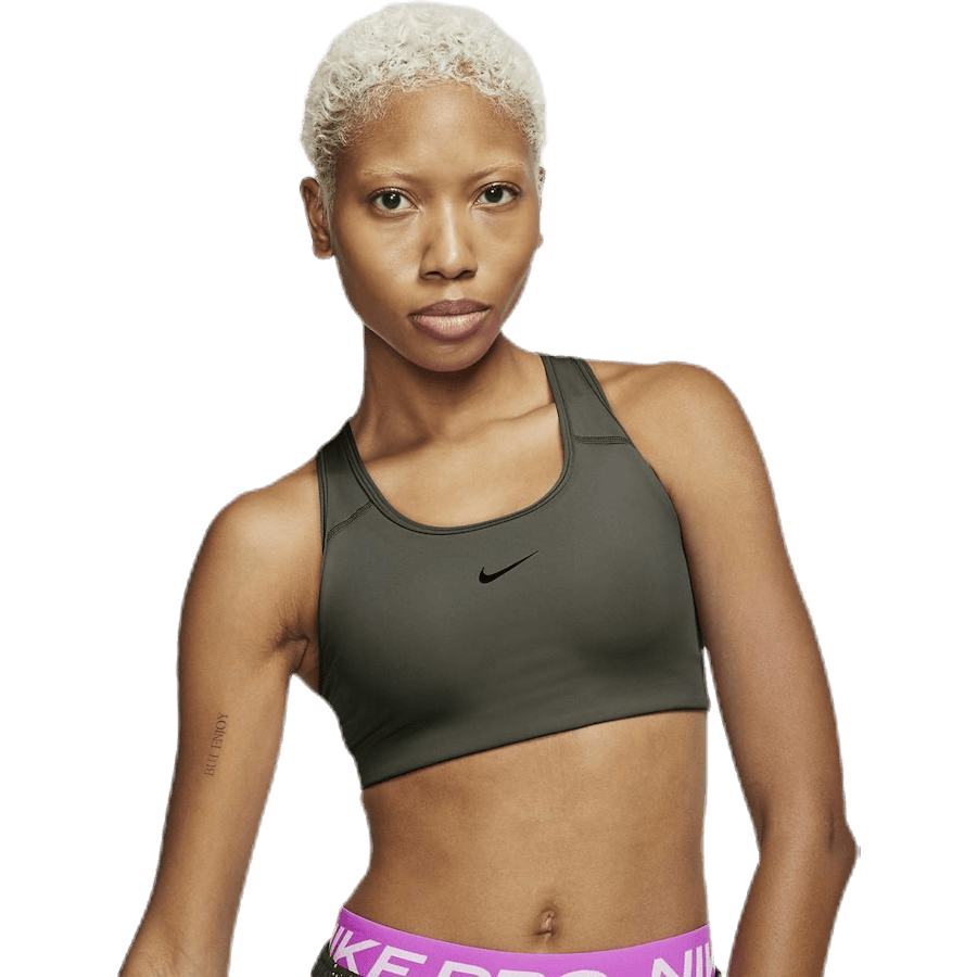 Medium Pad Bra Black/Green