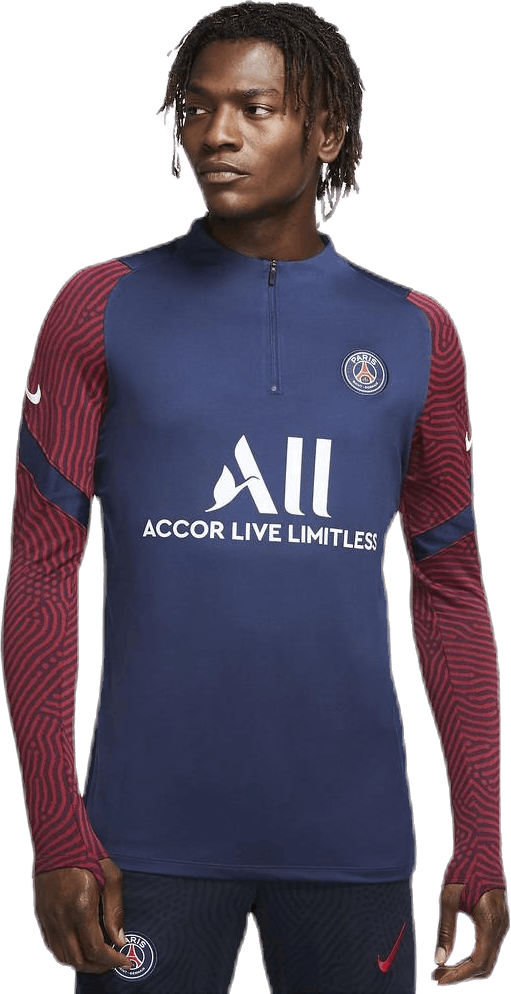 PSG Strike Top Blue/White, Male, Odevy, Košele, Futbal, Modrá, S