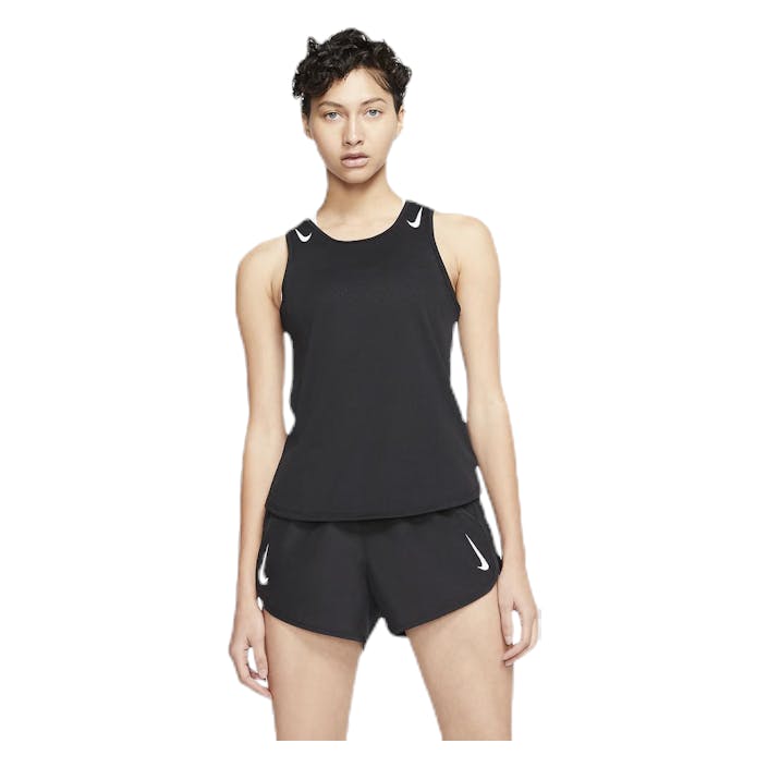 AeroSwift Running Singlet White/Black, Female, Apparels, Tops, Running, Black, L