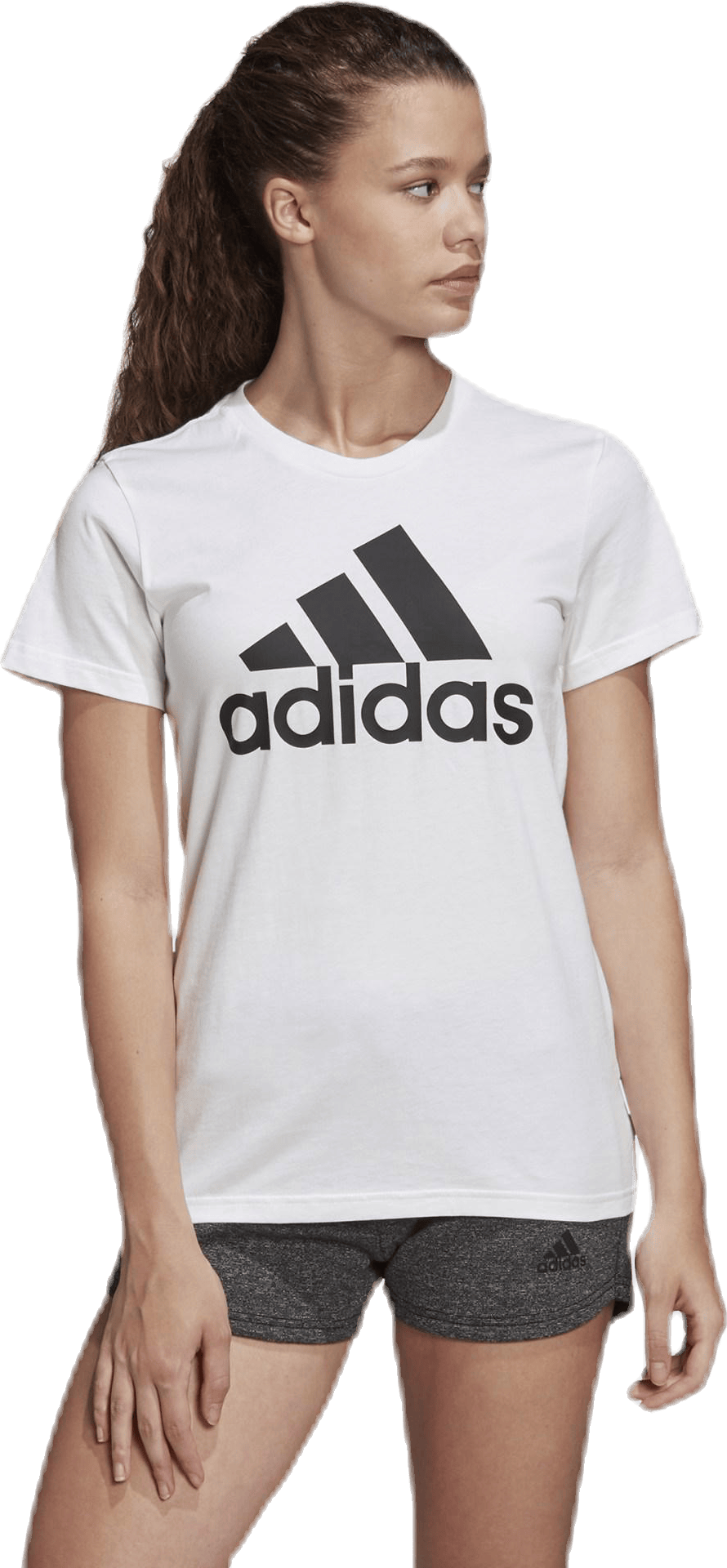 W Badge Of Sport Cotton Tee – Regular Fit White