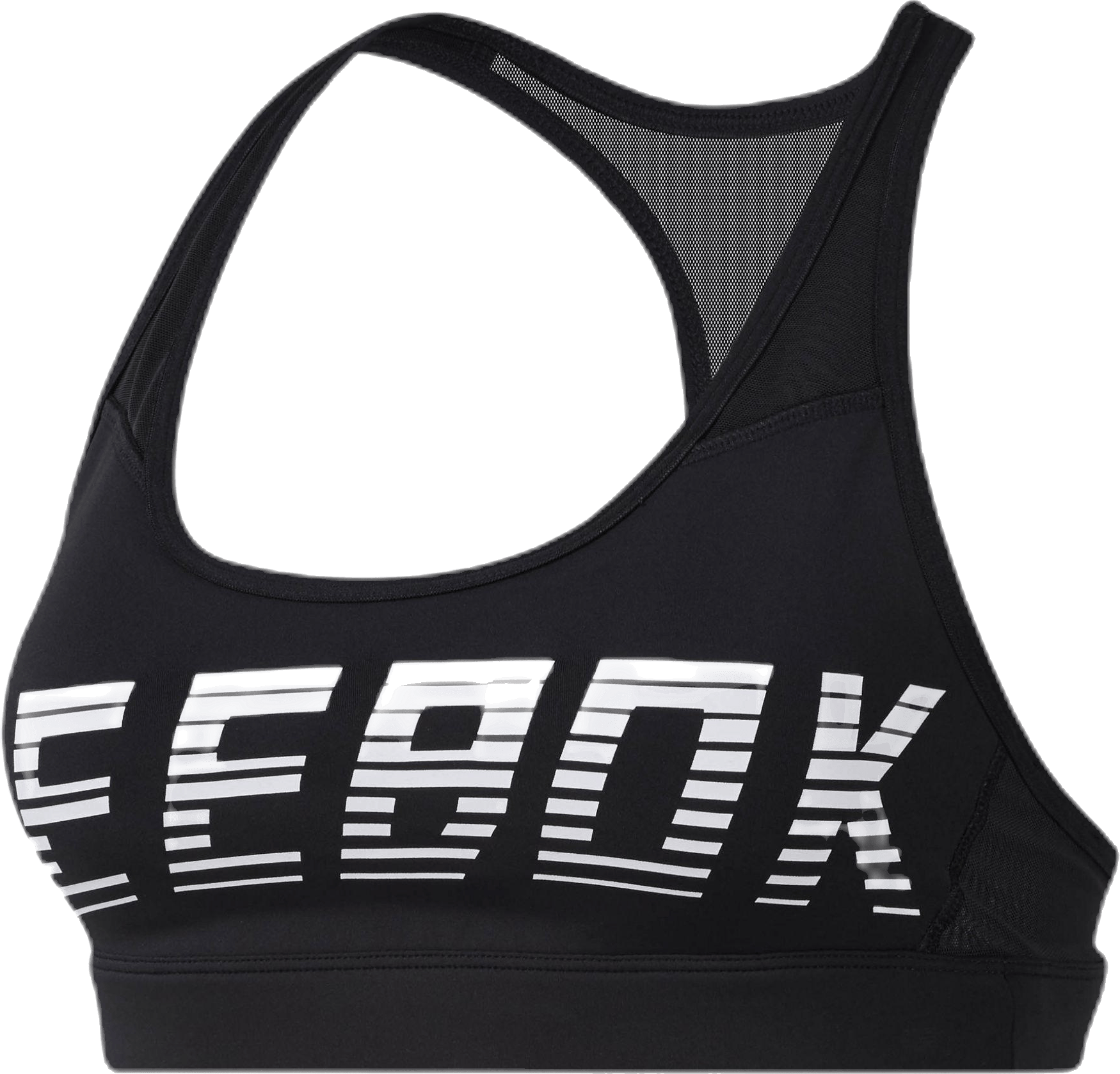 Hero Racer ReebokRead Pad White/Black, Female, Ropa, Sujetador deportivo, Running, Negro, XS