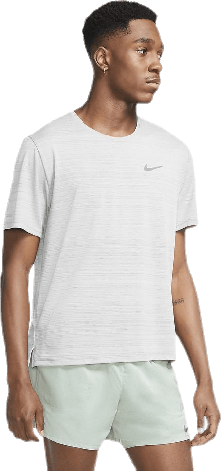 Dri-FIT Miler Top SS White/Silver
