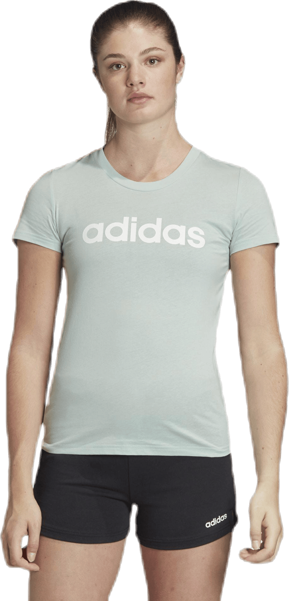 Linear Slim Tee Blue, Female, Vêtements, T-shirt, Blanc, XL