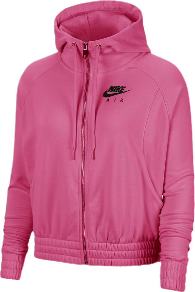Nsw Air Hoodie Fz Bb Flc Pink/Black, Female, Abbigliamento, Camicie, Rosa, XS
