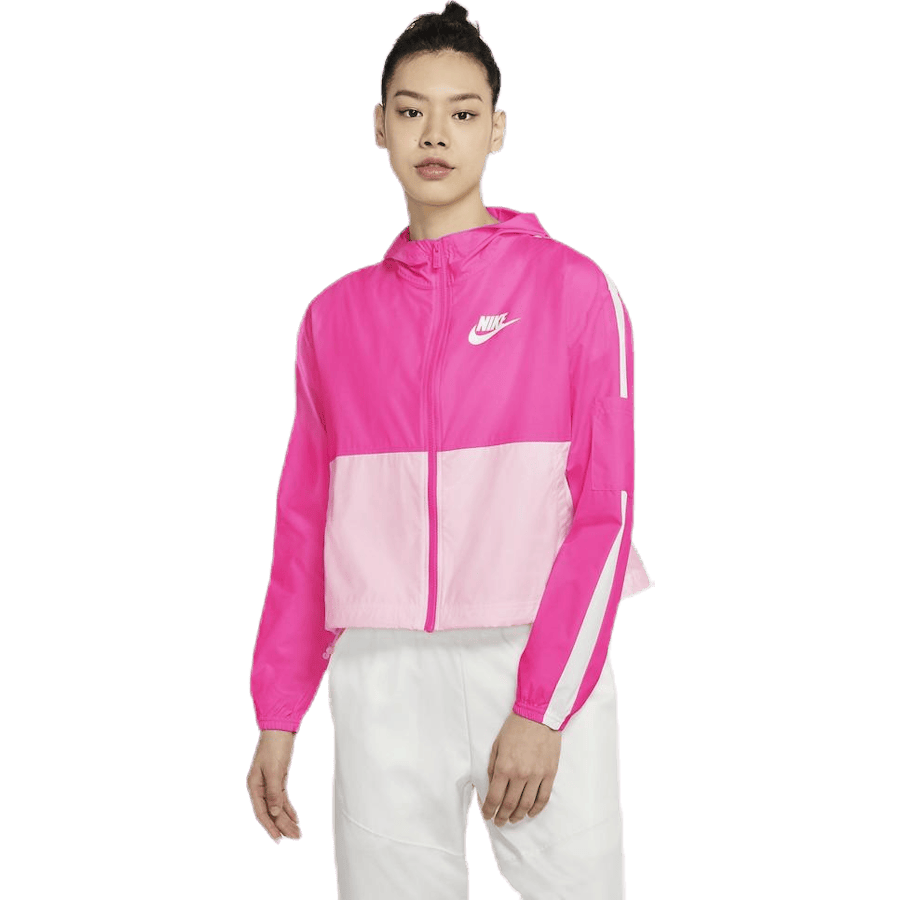 Nsw Jkt Wvn Pink/White