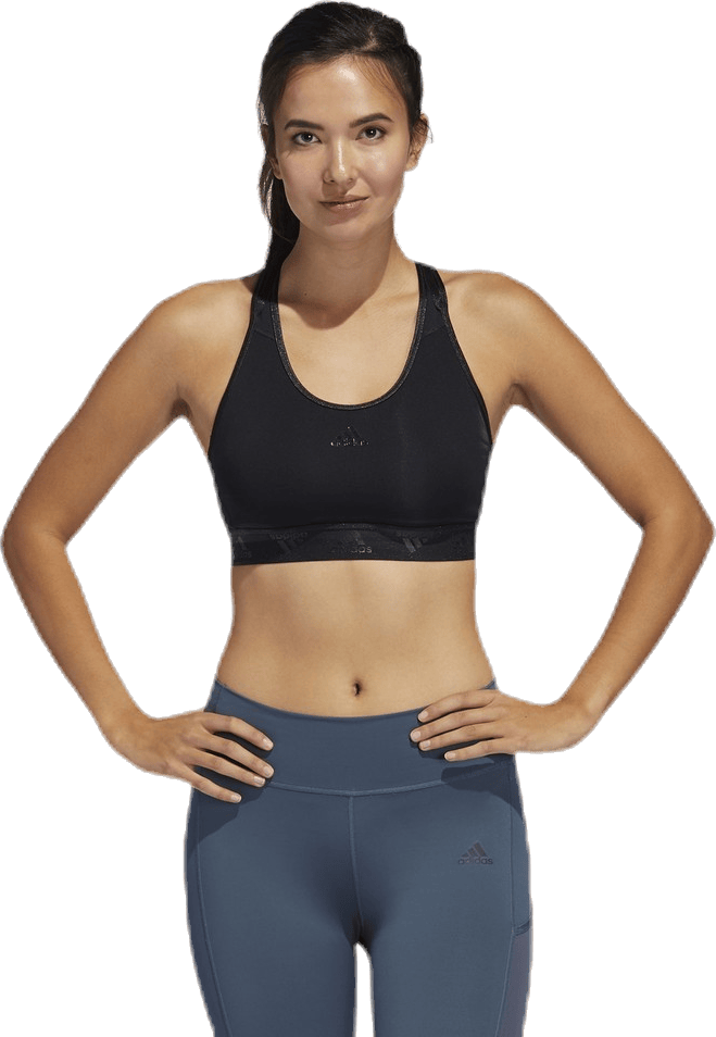 Dont Rest Bos Glam On Bra Black, Female, Klær, Sports-BH, Løping, Svart, L