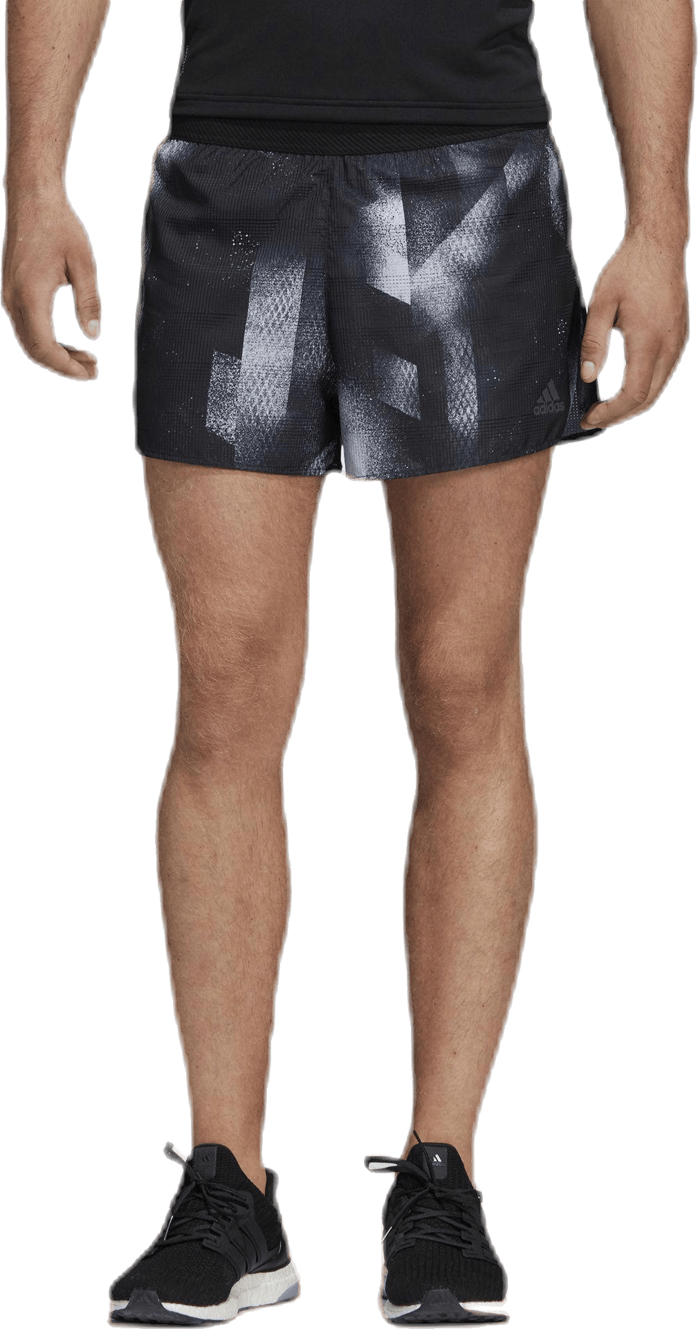 Sub 2 Split Adizero M White/Black, Male, Odzież, Spodenki, Bieganie, Czarny, XL