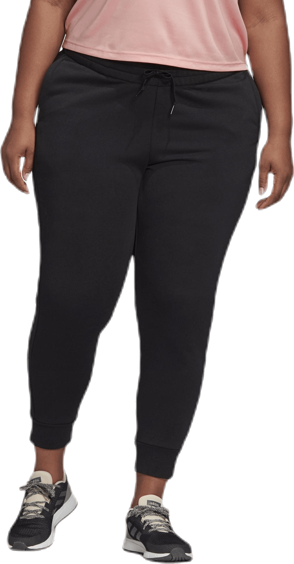 E Inc Pant Plus White/Black, Female, Apparels, Pants, Black, 44/46