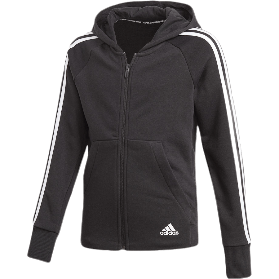 Must Haves 3S Full Zip Hoodie Black / White