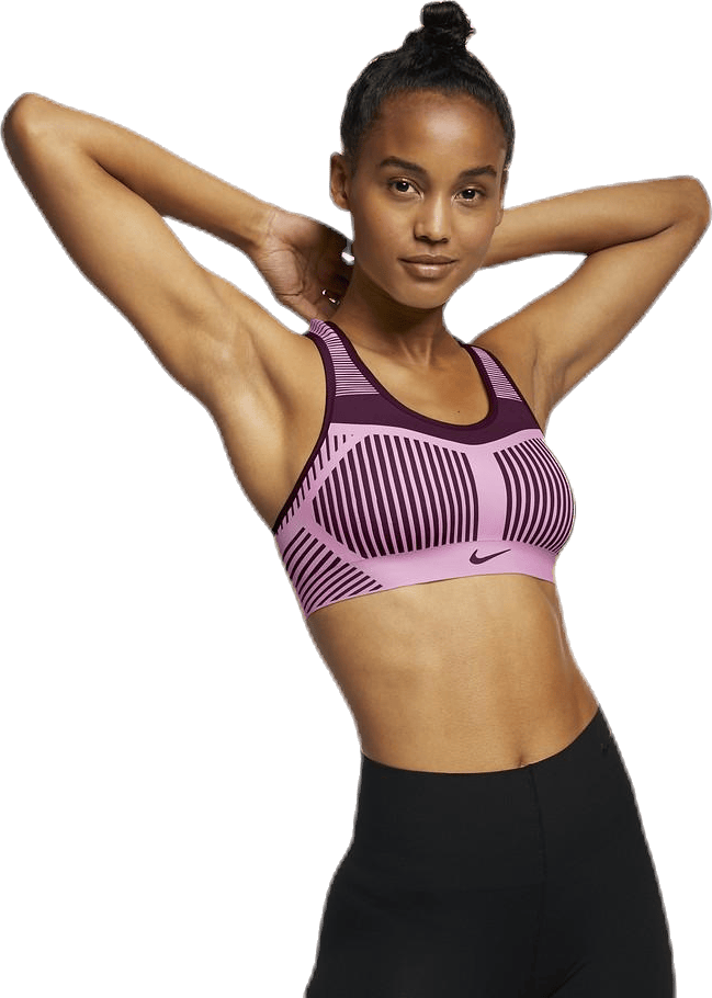 Fe/nom Flyknit Bra Pink, Female, Kläder, Sport-BH, Löpning, Svart, XS