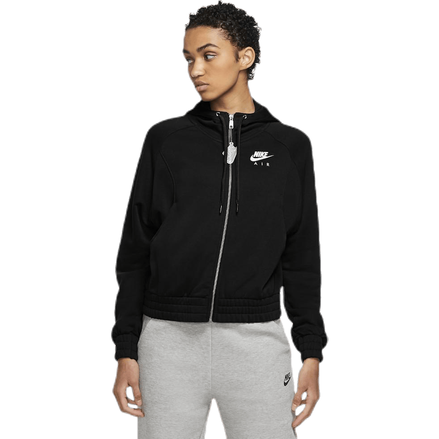 Nsw Air Hoodie Fz Bb Flc White/Black