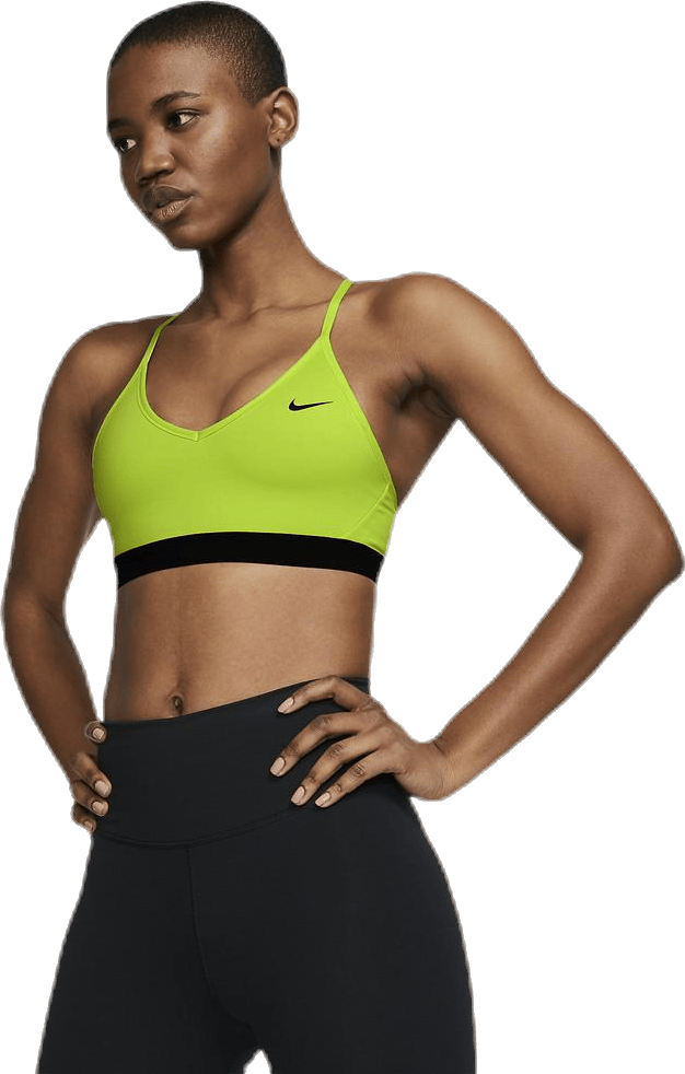 Indy Bra Black/Yellow, Female, Vêtements, Soutien-gorge de sport, Entraînement, Noir, XS