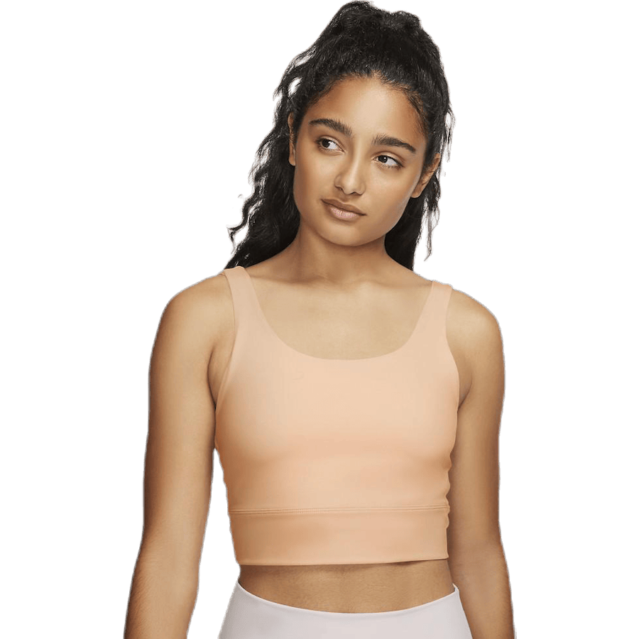 Nike Yoga Luxe Crop Top Orange