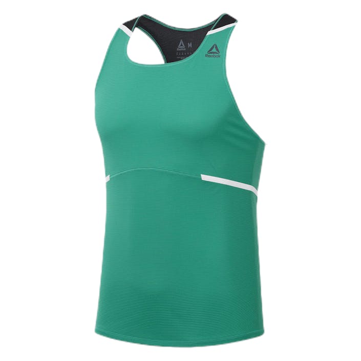 Boston Tech Singlet Green, Male, Apparels, Tops, Running, Green, S