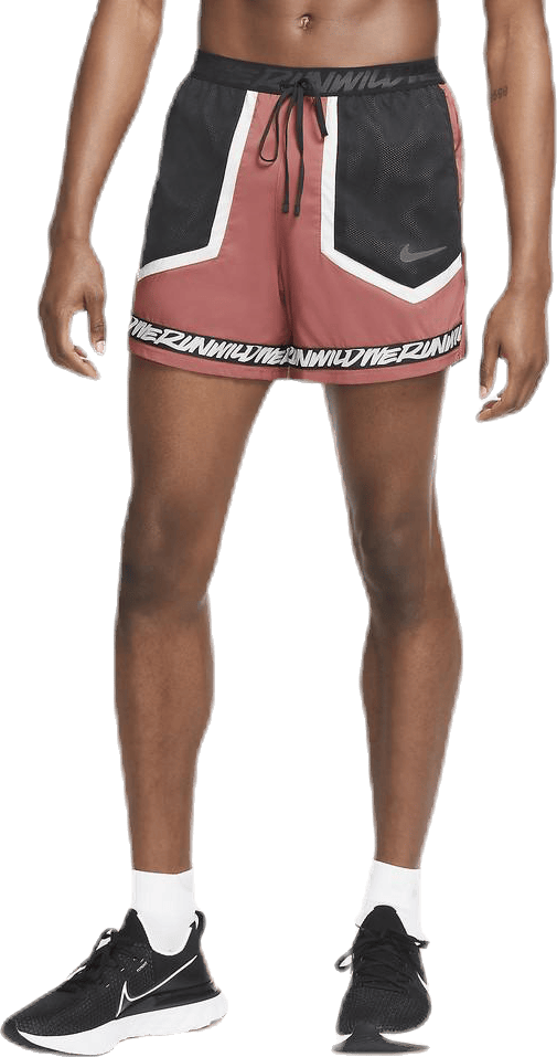 Flex Stride Wild Run 5" Grey/Red, Male, Kläder, Shorts, Träning, Rosa, S