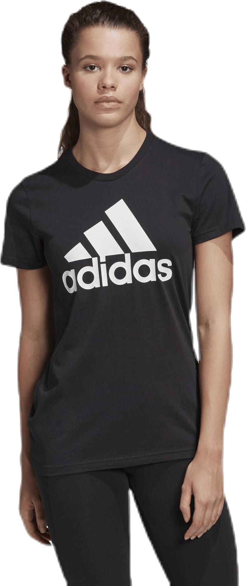 W Badge Of Sport Cotton Tee - Regular Fit Black, Female, Apparels, T-shirt, Black, XXS
