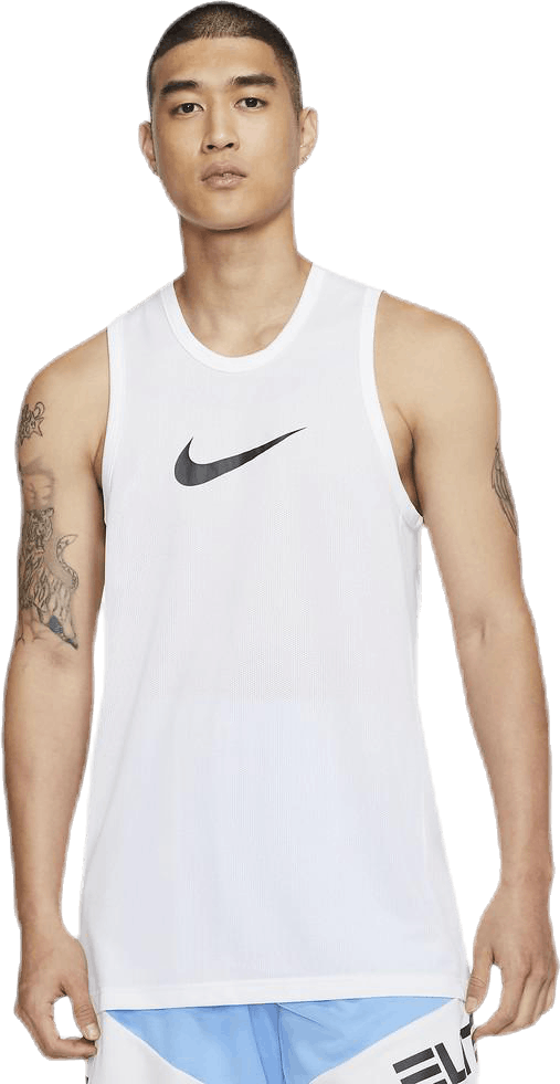 Dri-FIT Basketball Top White/Black, Male, Odevy, Tops, Basketbal, Biely, S