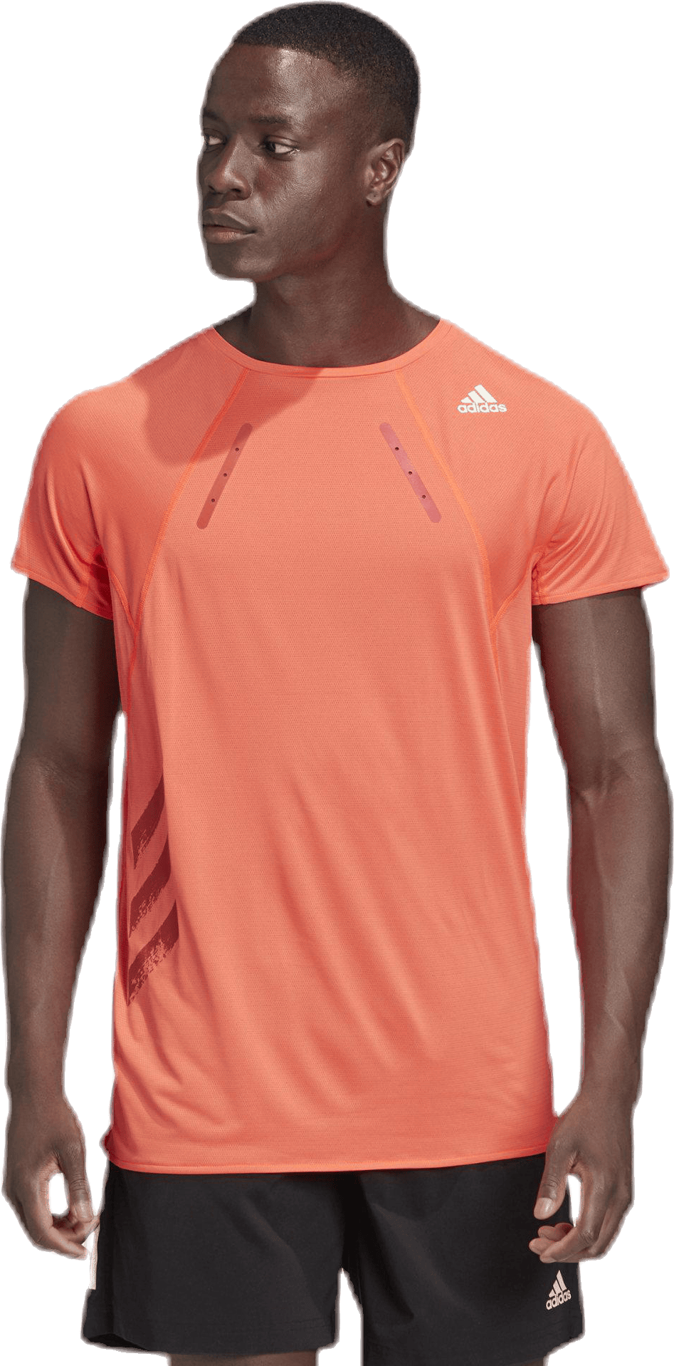 Heat RDY Tee Red, Male, Apparels, T-shirt, Running, Red, XL