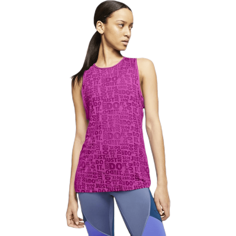 JDI Burnout Tank Pink/White