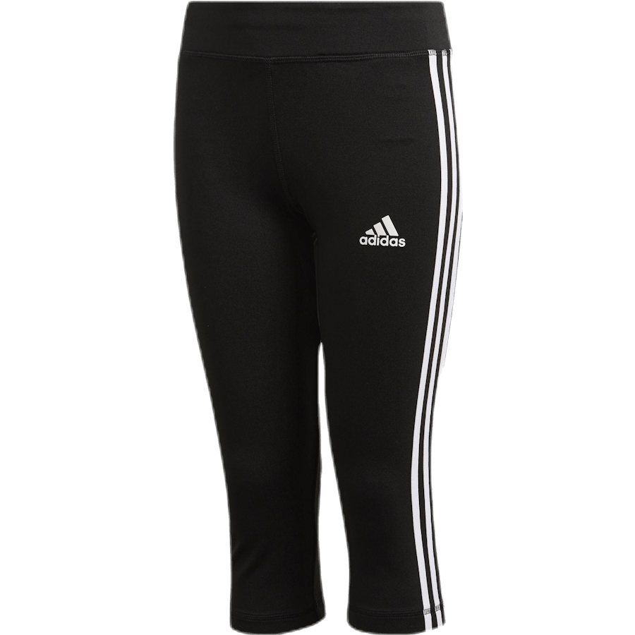 TR EQ 3 Stripe Capri Youth White/Black