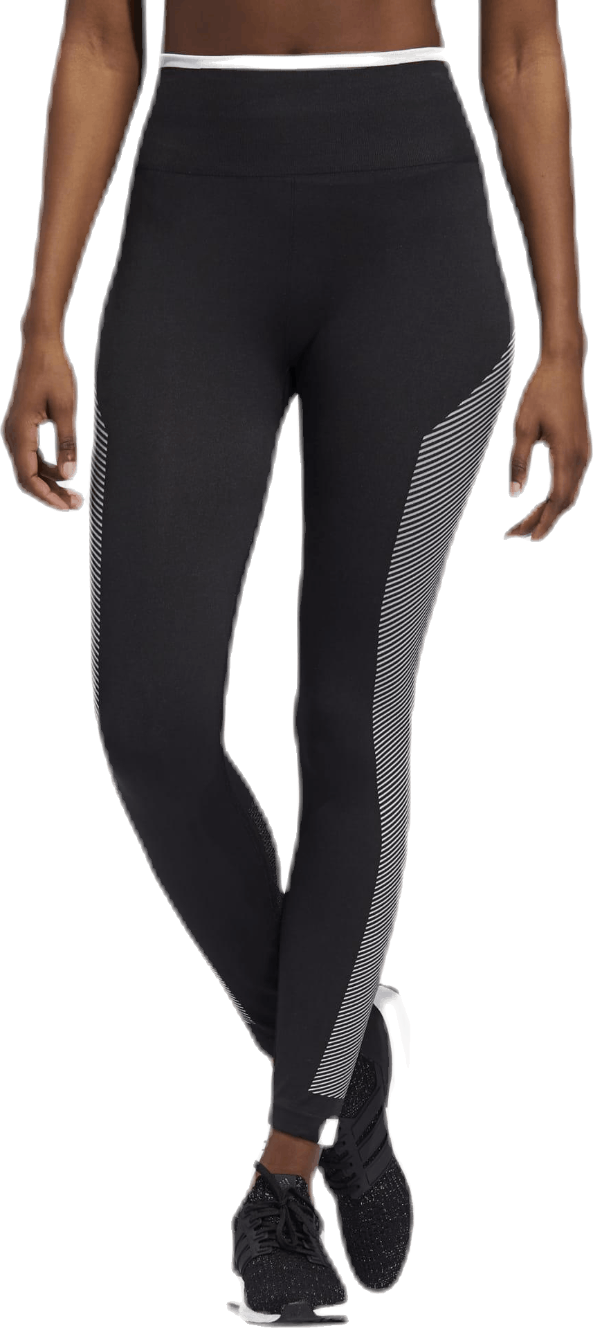 BT Primeknit Flow White/Black, Female, Apparels, Leggings, Workout, Black, S