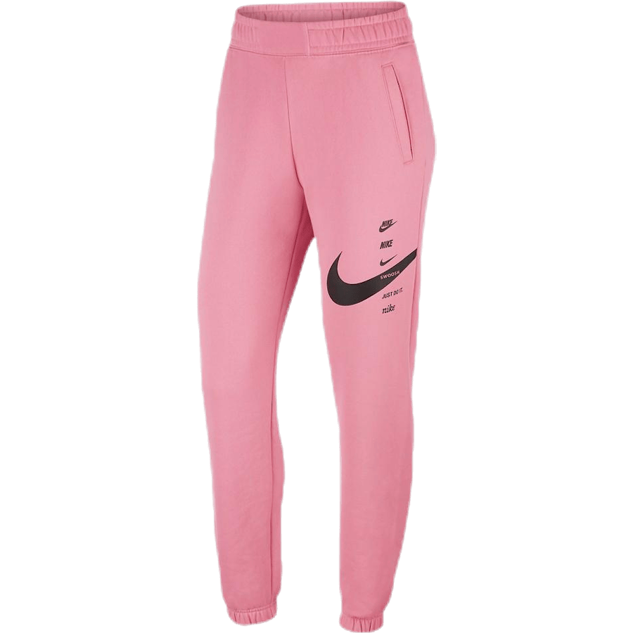 Nsw Swsh Pant Flc Bb Pink/Black