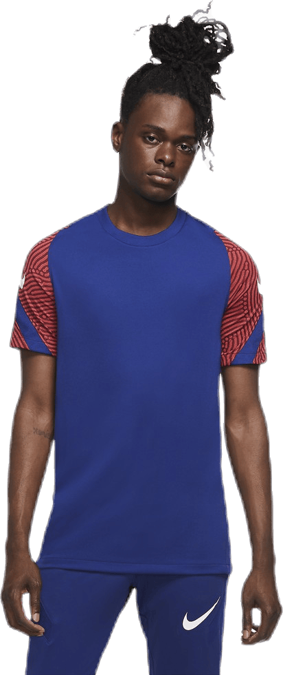 Dri-FIT Strike SS Blue/White