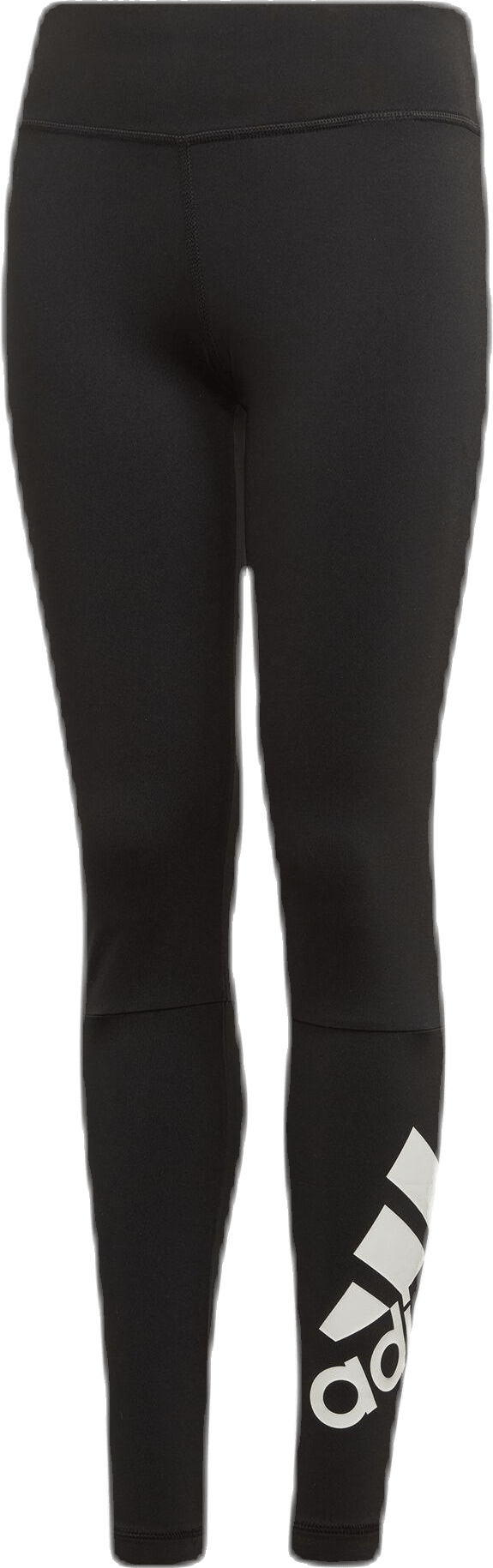 Girls Big Logo Long White/Black, Unisex, Apparels, Leggings, Workout, Black, 170