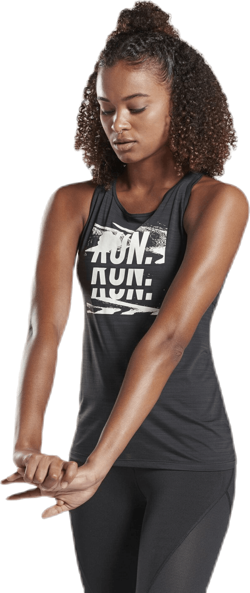 OSR AC Tank Black, Female, Apparels, Tops, Running, Black, L