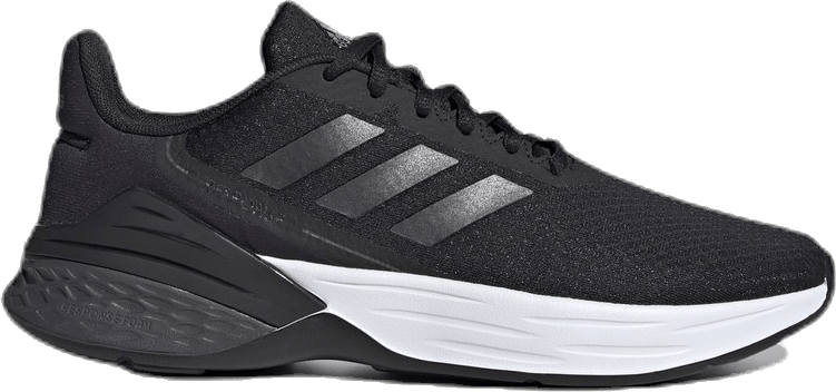 Response Sr Core Black / Core Black / Grey Six, Female, Sko, Joggesko, Løping, Svart, EU 38
