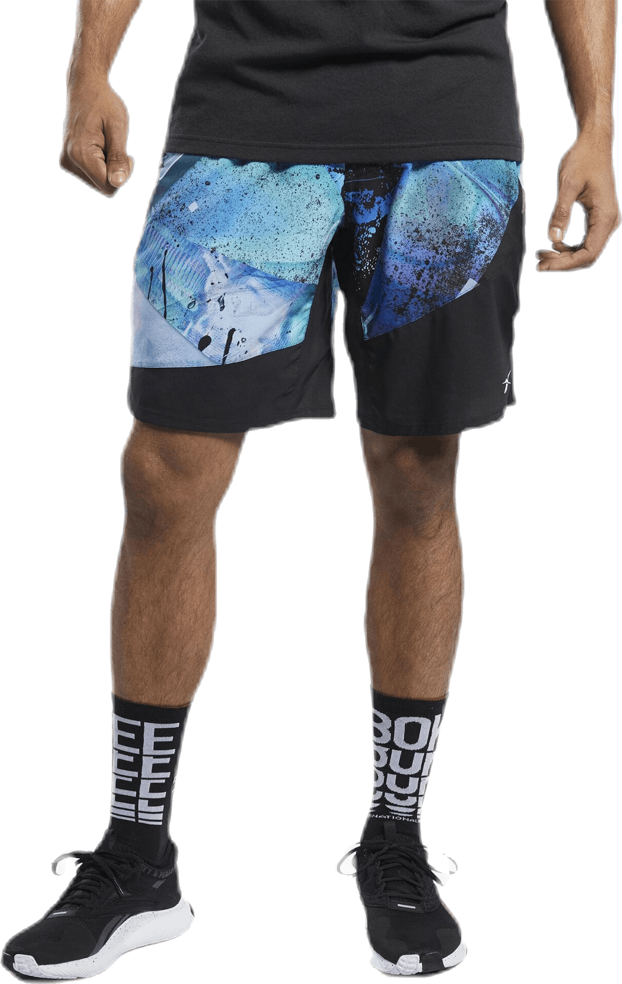 Epic Short AOP Black, Male, Apparels, Shorts, Workout, Multi color, XS