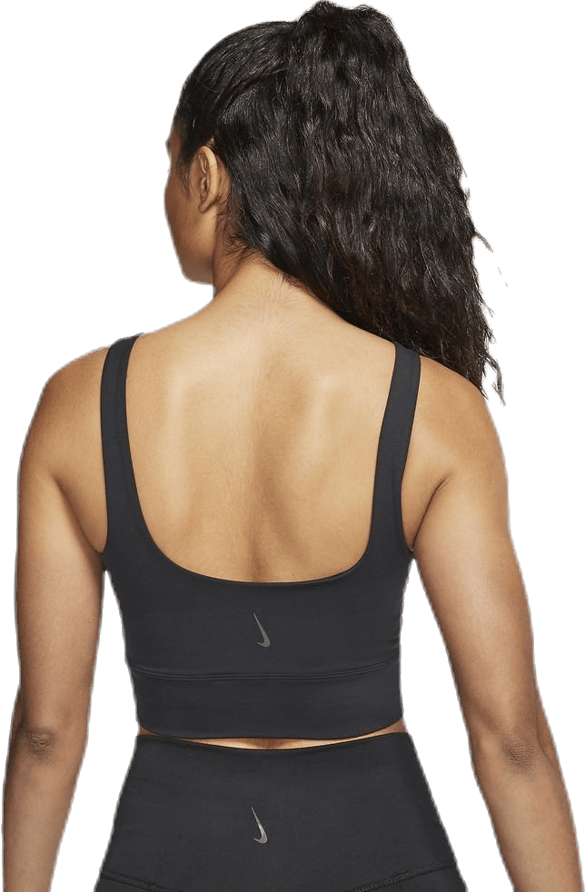 Nike Yoga Luxe Crop Top Black/Grey - Bild 2