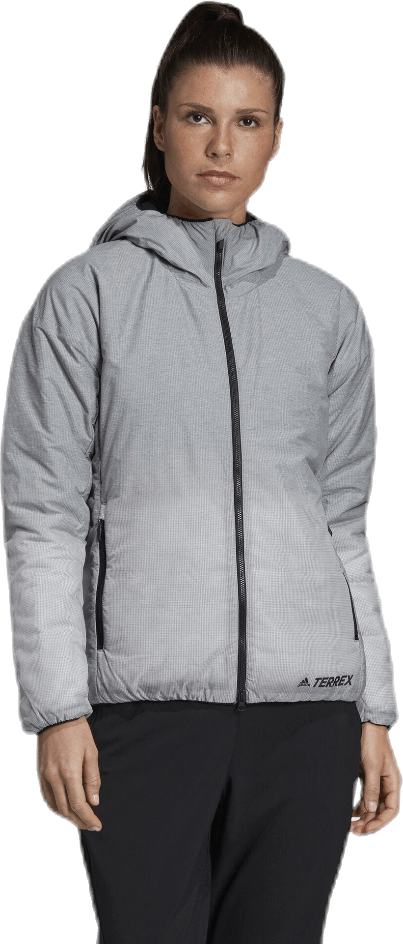 Windwe Insulated White/Grey, Female, Apparels, jackets, Running, Grey, XS