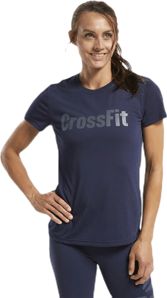 RC CrossFit Read Tee Blue, Female, Apparels, T-shirt, Workout, Blue, XL