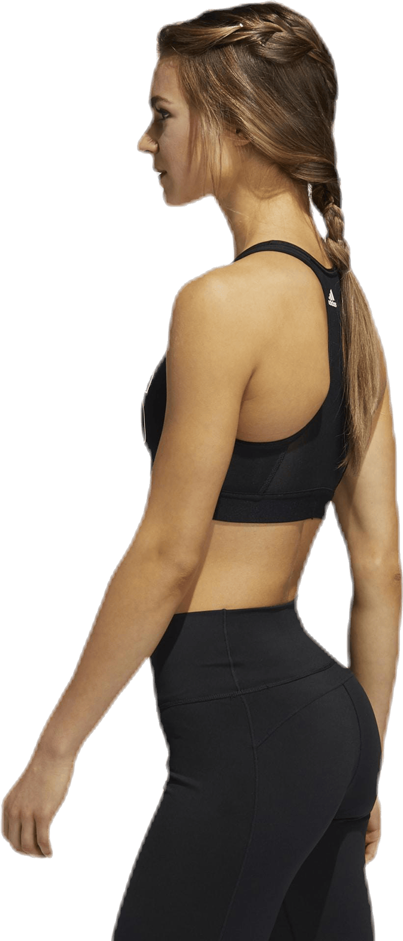 Dont Rest Alphaskin Sport Branded Bra Black / White - Bild 2