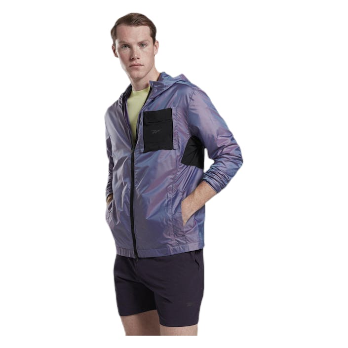 Night Runner Convert Jacket Purple, Male, Apparels, jackets, Running, Purple, M