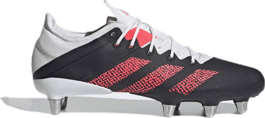 Kakari Z.0 Soft Ground Boots Core Black / Signal Pink / Crystal White / Coral, Male, Sapatos, Tênis de treinamento, Rúgbi, Preto, EU 44