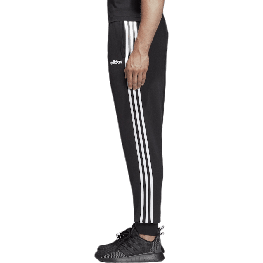 Essentials 3 Stripes Tapered Pant Ft Cuffed Black / White - Bild 2